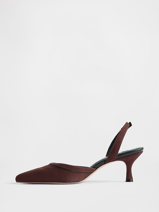 Image number 5 showing, Slingback Kitten Heels