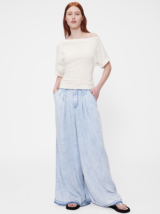 Image number 2 showing, GapStudio Modern Off-Shoulder Top