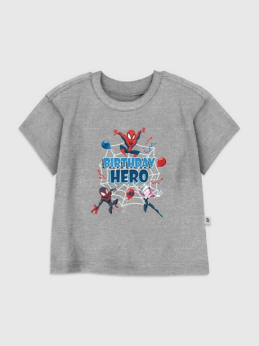 Image number 1 showing, Toddler Spiderman™ Birthday Hero Graphic T-Shirt