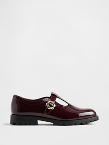 Kids T-Strap Loafers