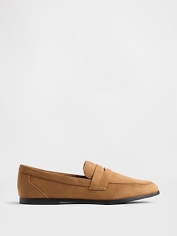 Vegan Suede Loafers