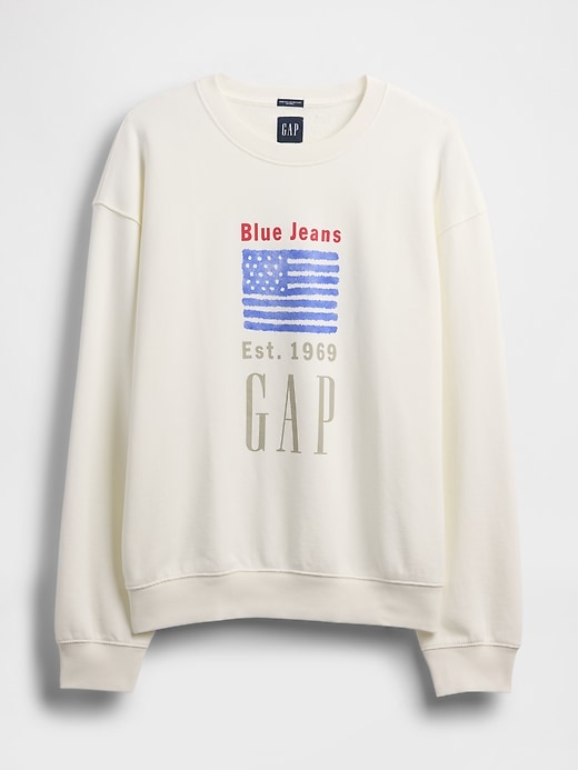 Image number 5 showing, Heavyweight French Terry Oversized Logo Sweatshirt