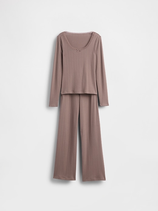 Image number 5 showing, Pointelle PJ Set