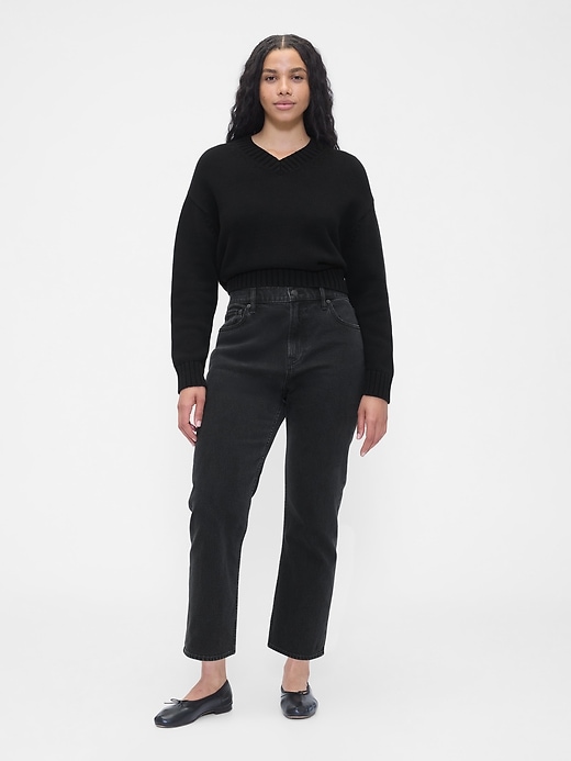 Image number 5 showing, High Rise ’90s Straight Crop Jeans