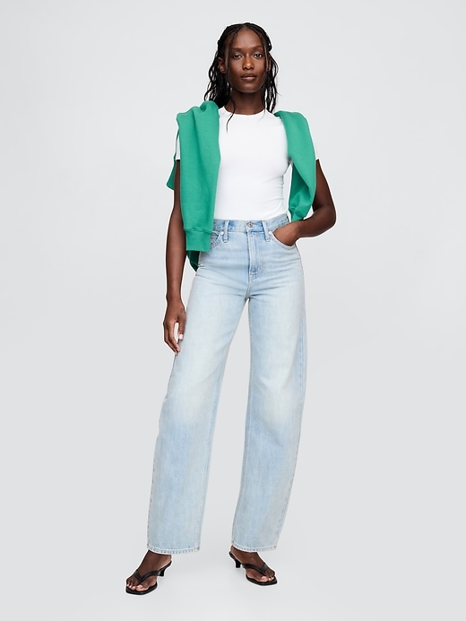 Image number 6 showing, CloseKnit Jersey T-Shirt Thong Bodysuit
