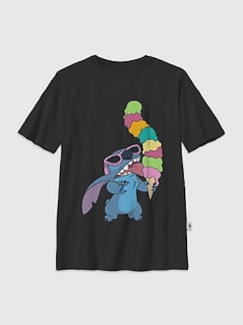 Kids Lilo and Stitch Ice Cream Graphic T-Shirt