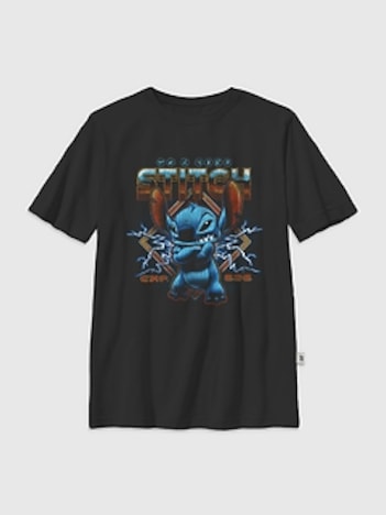 Kids Lilo and Stitch Rock and Roll Graphic T-Shirt