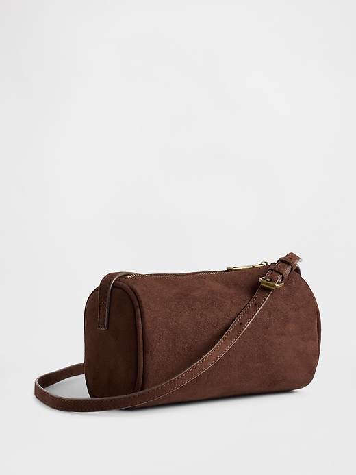 Image number 3 showing, Vegan Suede Barrel Bag