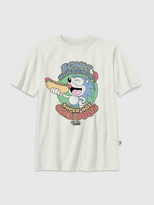 Image number 1 showing, Kids Sonic The Hedgehog Chilidogs Graphic T-Shirt