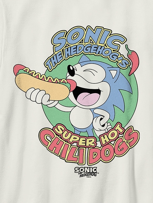Image number 3 showing, Kids Sonic The Hedgehog Chilidogs Graphic T-Shirt