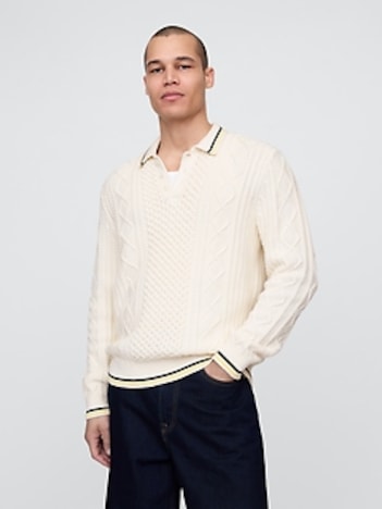 Gap × Malbon Cable-Knit Sweater