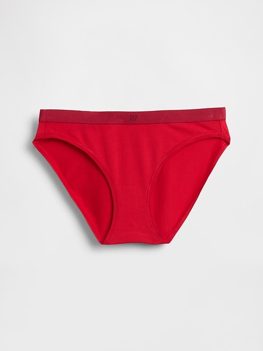 Image number 3 showing, Organic Stretch Cotton Logo Bikini
