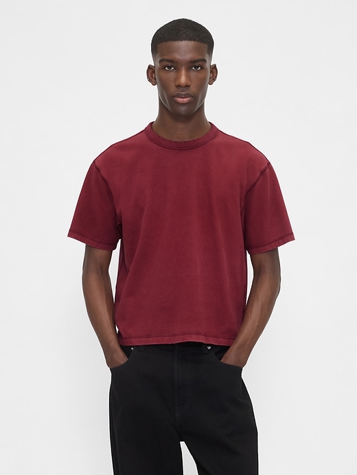 Image number 1 showing, Heavyweight Crop T-Shirt
