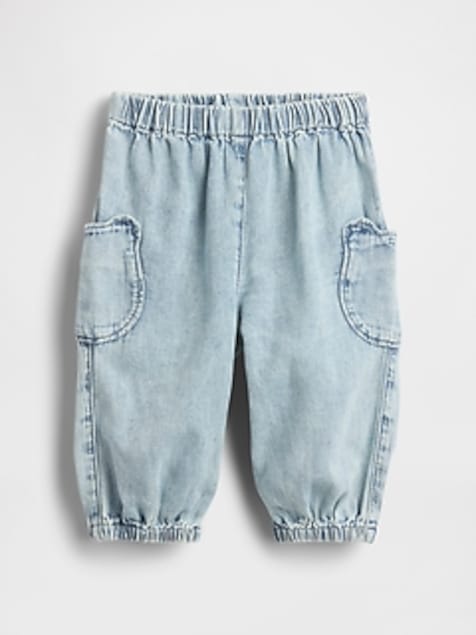Baby Bear Pocket Denim Joggers