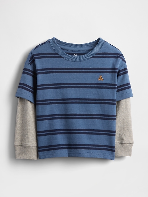 Image number 1 showing, Baby & Toddler 2-In-1 Heavyweight T-Shirt