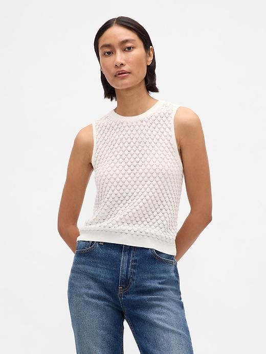 Image number 1 showing, Lightweight CashSoft Crop Tank Top