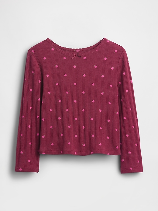 Image number 1 showing, Baby & Toddler Pointelle T-Shirt