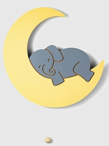 LumiDreams Wall Light Elephant on Moon
