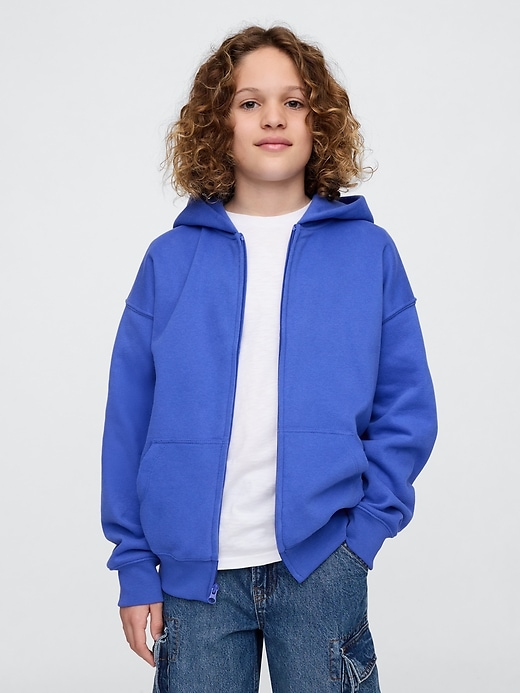 Image number 2 showing, Kids VintageSoft Zip Hoodie