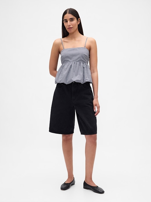 Image number 2 showing, Poplin Bubble Top