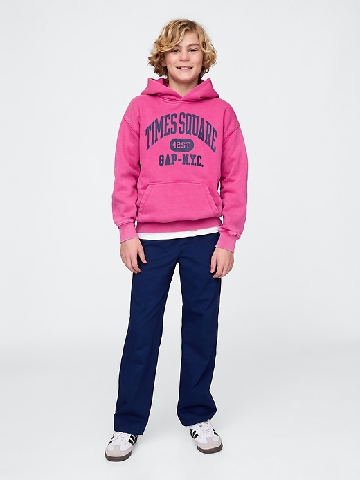 Image number 5 showing, Kids VintageSoft NYC Times Square Hoodie
