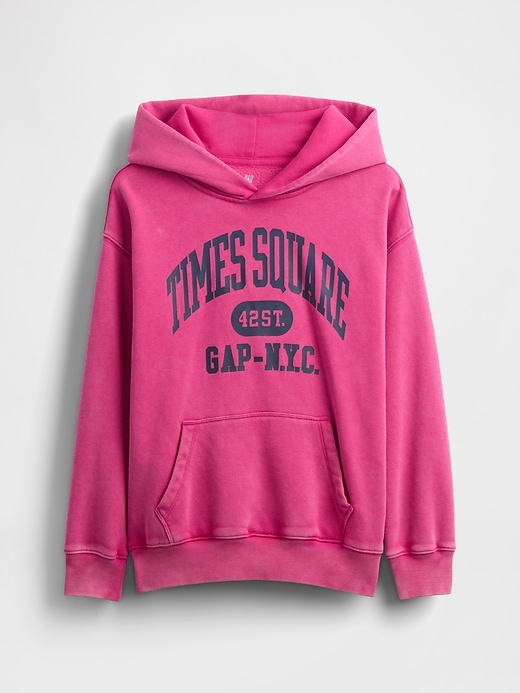 Image number 1 showing, Kids VintageSoft NYC Times Square Hoodie