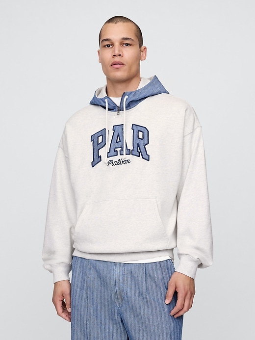 Image number 7 showing, Gap × Malbon Heavyweight French Terry Logo Hoodie