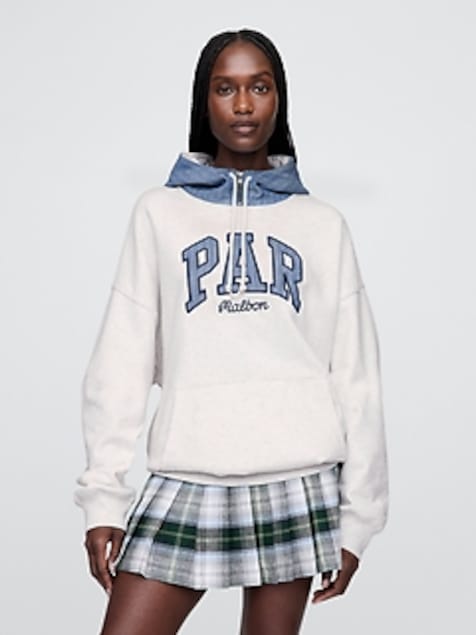 Gap × Malbon Heavyweight French Terry Logo Hoodie