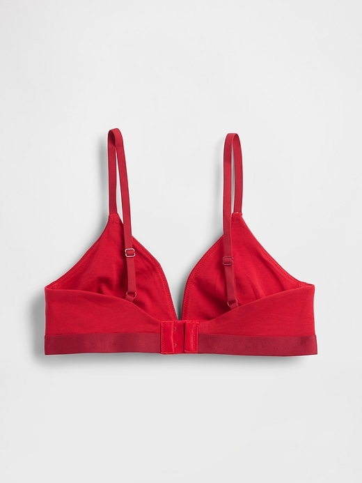 Image number 6 showing, Organic Stretch Cotton Triangle Bra