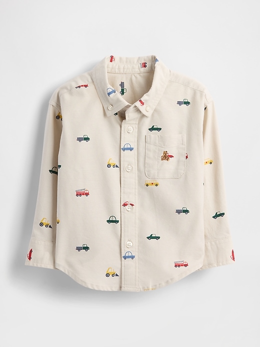 Image number 1 showing, Baby & Toddler Oversized Oxford Shirt