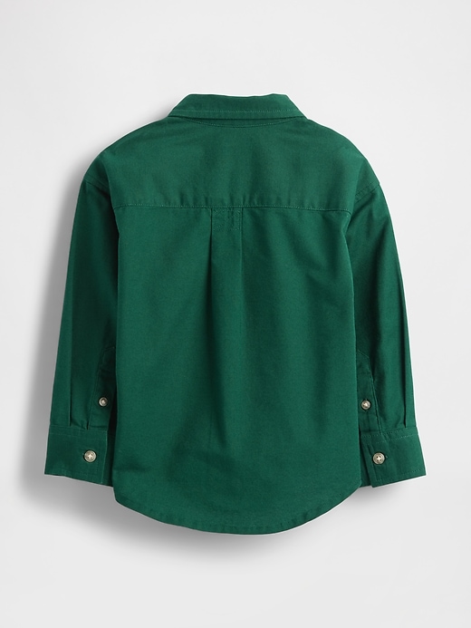Image number 2 showing, Baby & Toddler Oversized Oxford Shirt