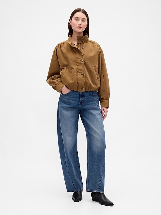 Image number 2 showing, Twill Bubble Jacket