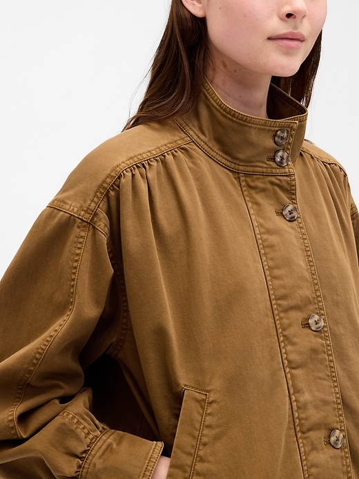 Image number 4 showing, Twill Bubble Jacket