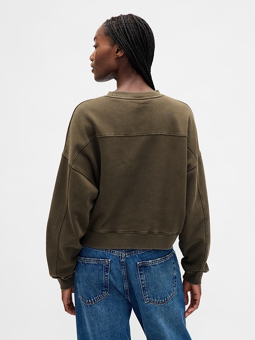 Image number 3 showing, VintageSoft Wedge Crewneck Sweatshirt