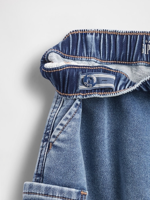 Image number 5 showing, Baby & Toddler Knit Barrel Jeans