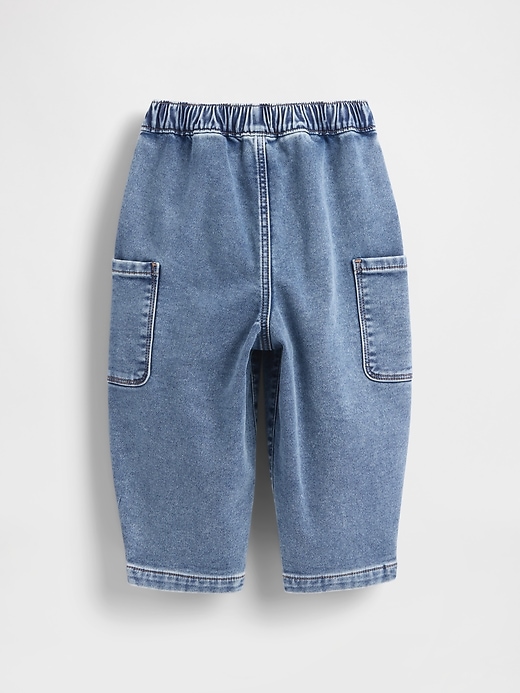 Image number 4 showing, Baby & Toddler Knit Barrel Jeans