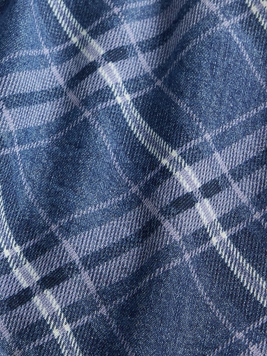 Image number 5 showing, Plaid Denim Mini Skirt