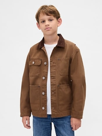 Kids Canvas Utility Jacket