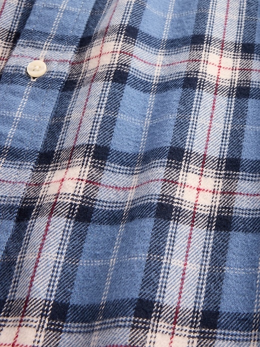 Image number 4 showing, Organic Cotton Relaxed Flannel Shirt