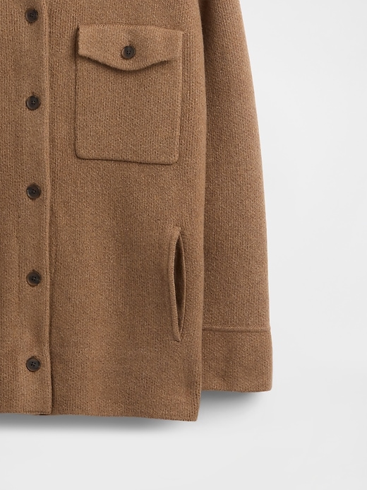 Image number 4 showing, CashSoft Oversized Shirt Jacket