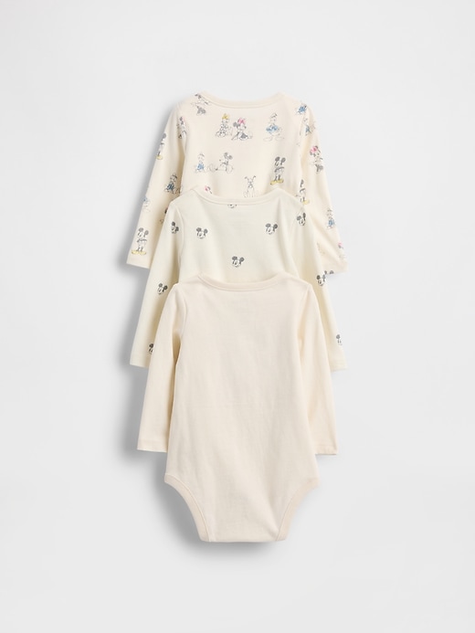 Image number 2 showing, Gap × Disney Baby Organic Cotton Bodysuit (3-Pack)