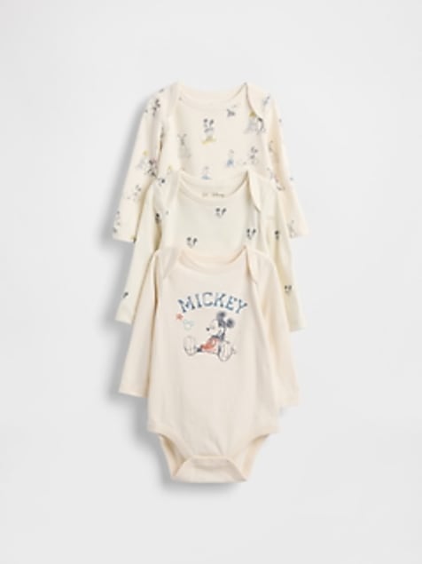 Gap × Disney Baby Organic Cotton Bodysuit (3-Pack)