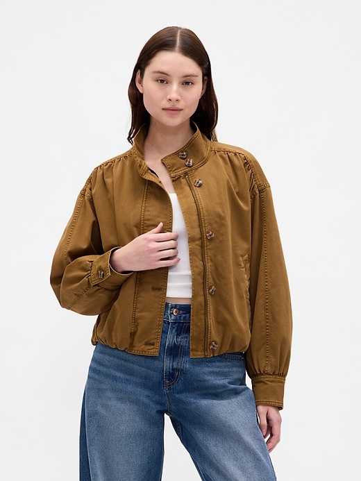 Image number 1 showing, Twill Bubble Jacket