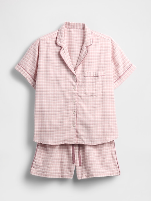 Image number 5 showing, Adult Softest Flannel PJ Short Set