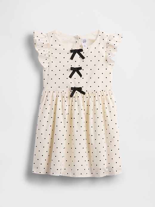 Image number 2 showing, Baby & Toddler Flutter Sleeve Bow Dress