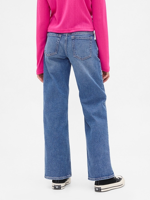 Image number 4 showing, Kids Low Rise Relaxed Straight Jeans