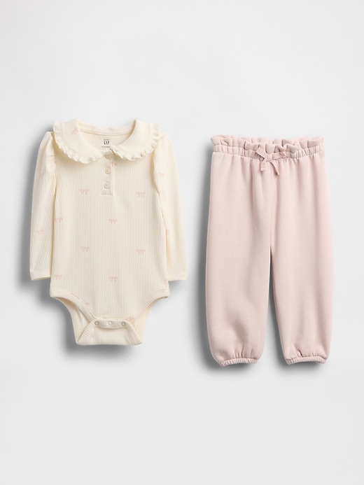 Image number 1 showing, Baby TinyRib Bodysuit Outfit Set