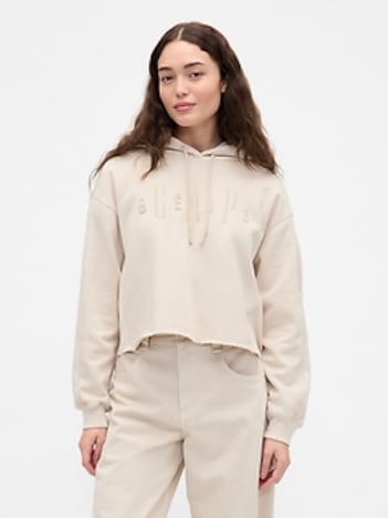 Gap × BÉIS Oversized Crop Hoodie