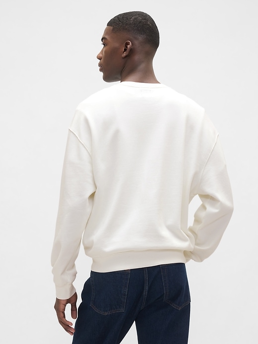 Image number 3 showing, Heavyweight French Terry Oversized Logo Sweatshirt