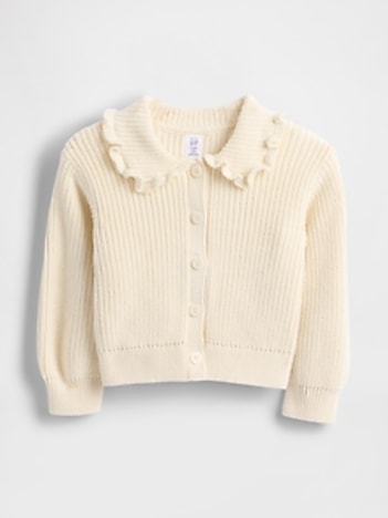 Baby & Toddler Collared Cardigan Sweater
